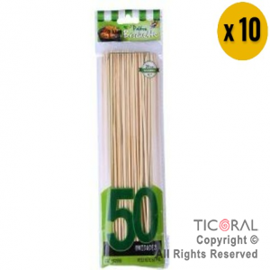 PALITO BROCHETTE PS (20CM) 10 PAQ x 50 UNIDADES APROX